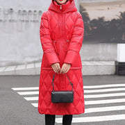 Idella | Long Diamond-Quilted Coat