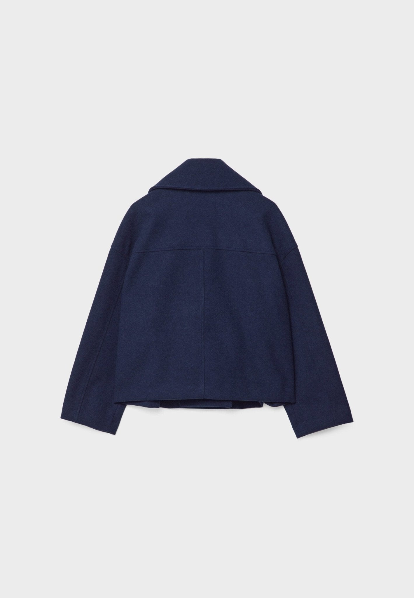 Maialen | Cropped Double-Breasted Tailored Jacket in Black