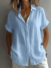 Tyeshia | Collared Short-Sleeve Shirt