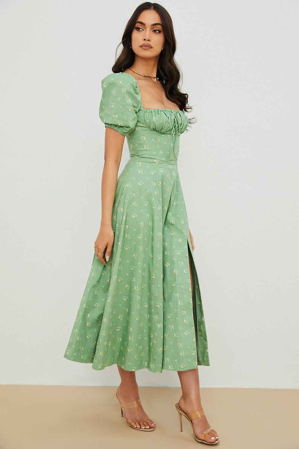 AVIANA | FLORAL MIDI DRESS