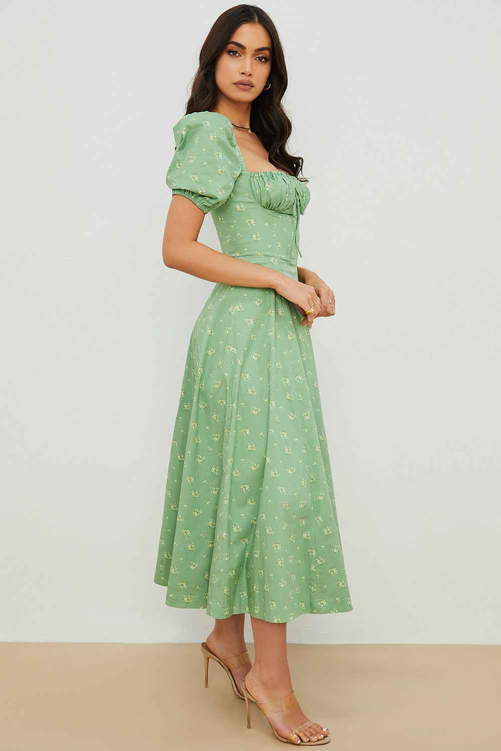 AVIANA | FLORAL MIDI DRESS