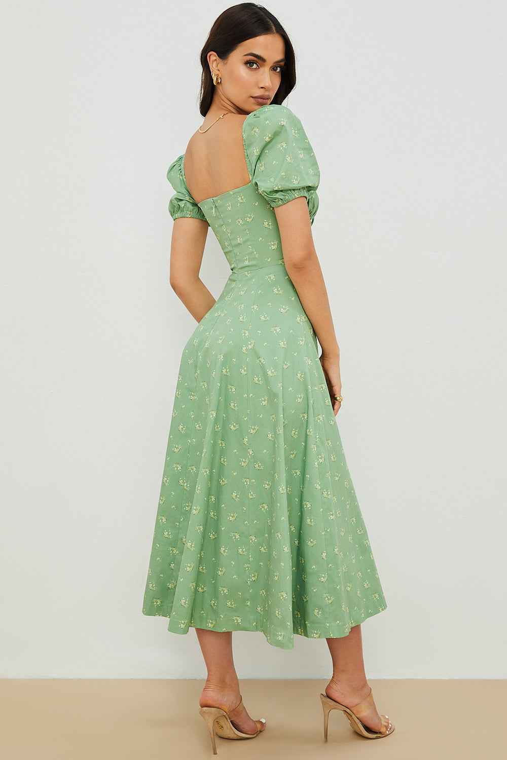 AVIANA | FLORAL MIDI DRESS