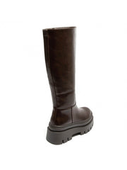 Cunegunda high chunky-sole boots in brown