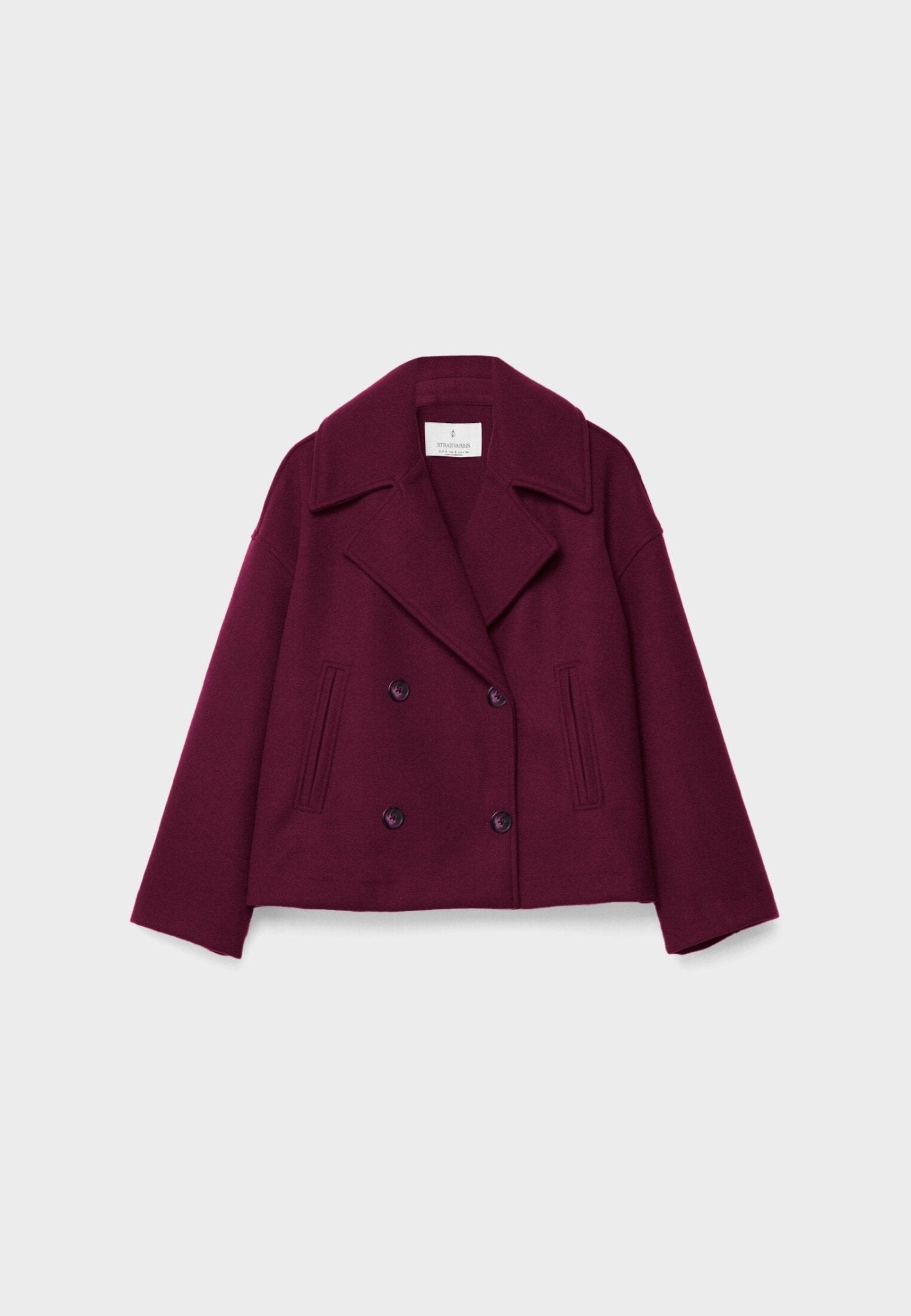 Maialen | Cropped Double-Breasted Tailored Jacket in Beige