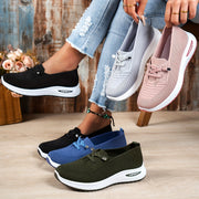 Jacquetta – Orthopaedic Knit Slip-On Trainers