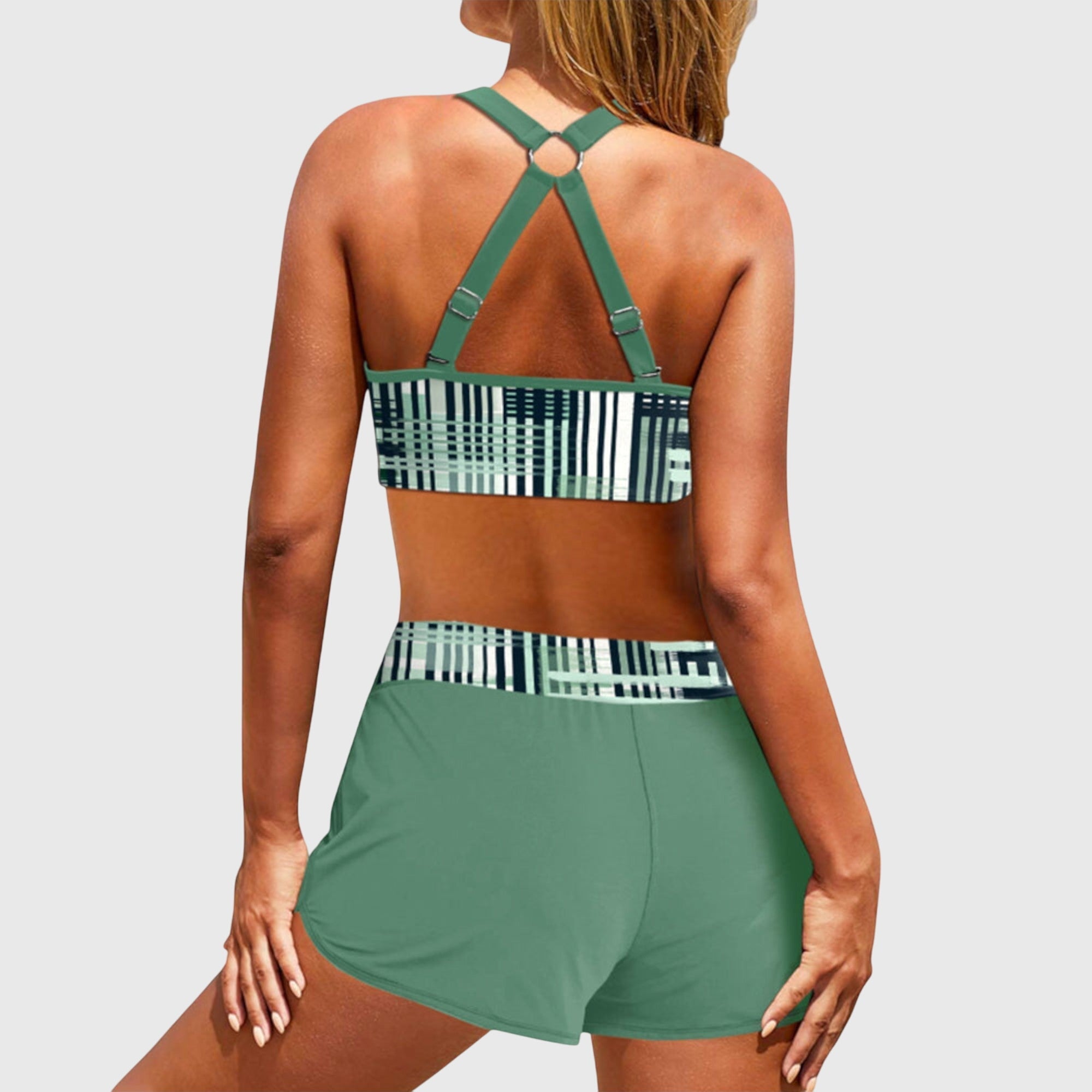JANELLE | PRINTED HIGH-WAISTED BIKINI