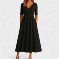 IDA | POCKET-DETAIL MIDI DRESS