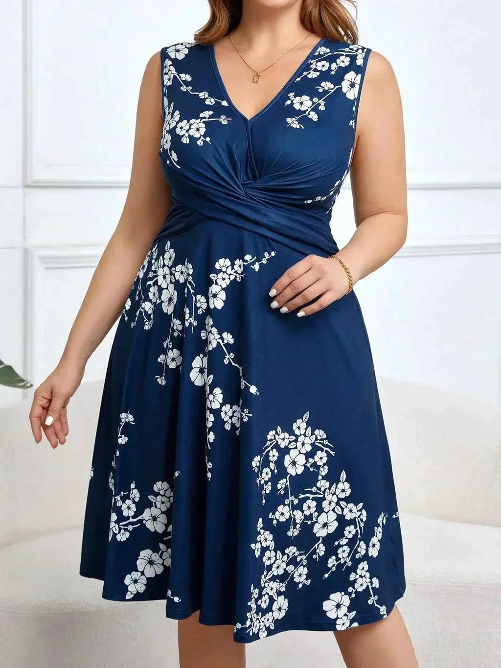 DANICA | FLORAL WRAP DRESS