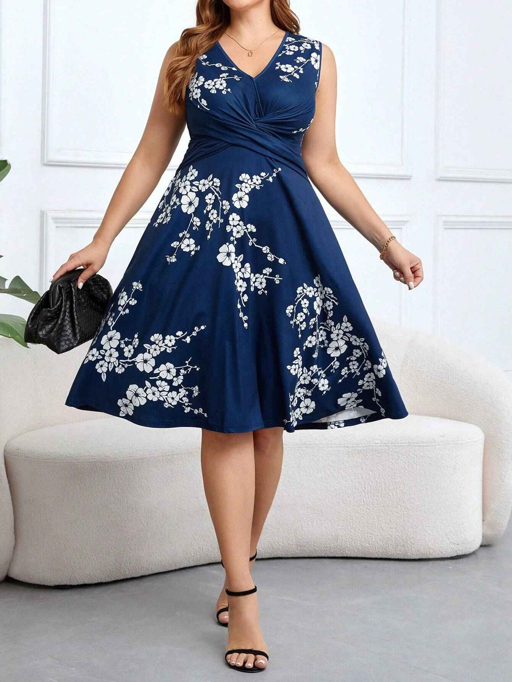 DANICA | FLORAL WRAP DRESS