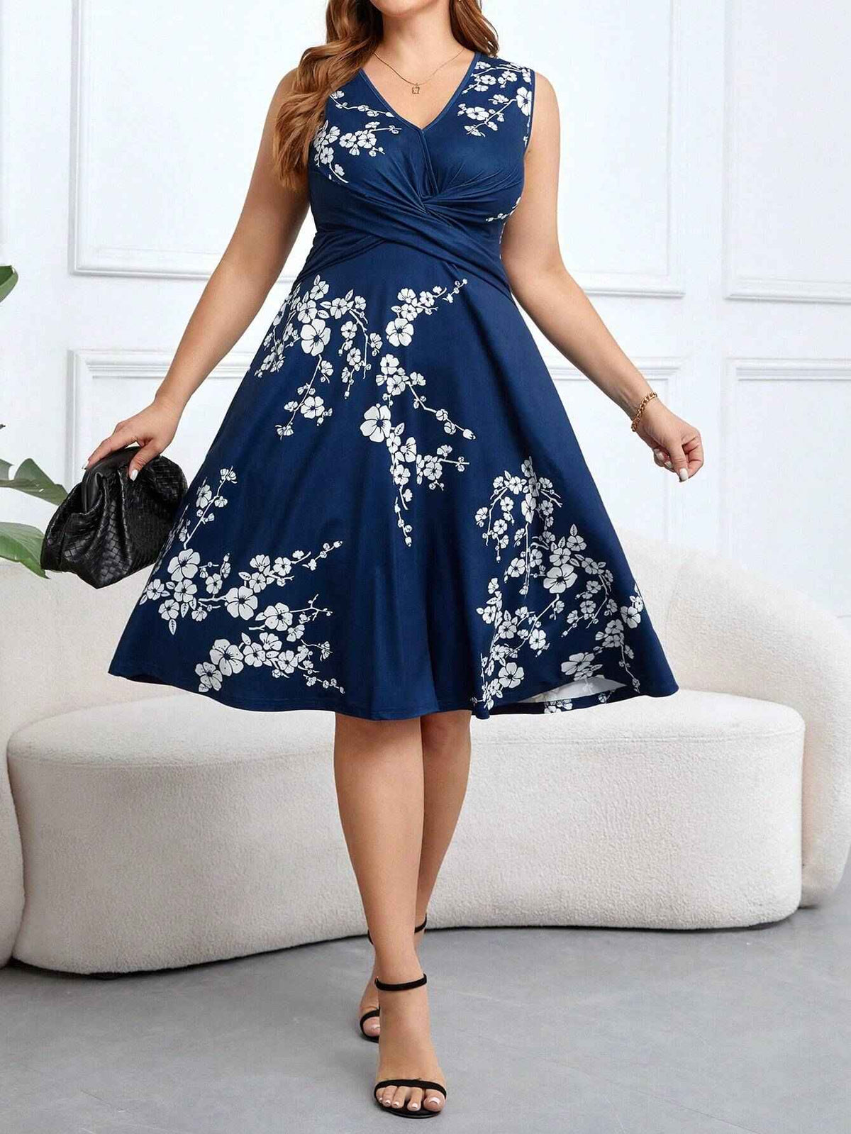 DANICA | FLORAL WRAP DRESS