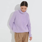 Shaquana | Roll-Neck Ribbed Jumper
