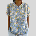 BLOEMEN | FLORAL COLLARED TOP