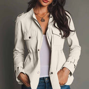 Gertie | Collared Pocket Zip Jacket