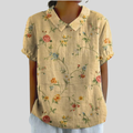 BLOEMIGE | FLORAL COLLARED TOP