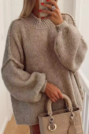 Felipa | Textured Balloon-Sleeve Jumper