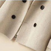 Rusudan | Double-Breasted Tailored Blazer in Beige