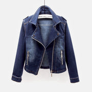 Joella | Denim Biker Jacket
