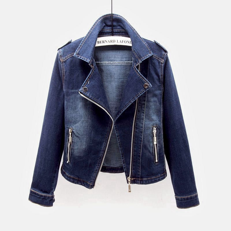 Joella | Denim Biker Jacket