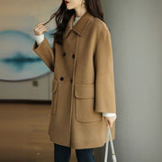 Nyah | Double-Breasted Short Coat