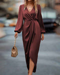 GENEVIEVE | LONG-SLEEVE DRESS