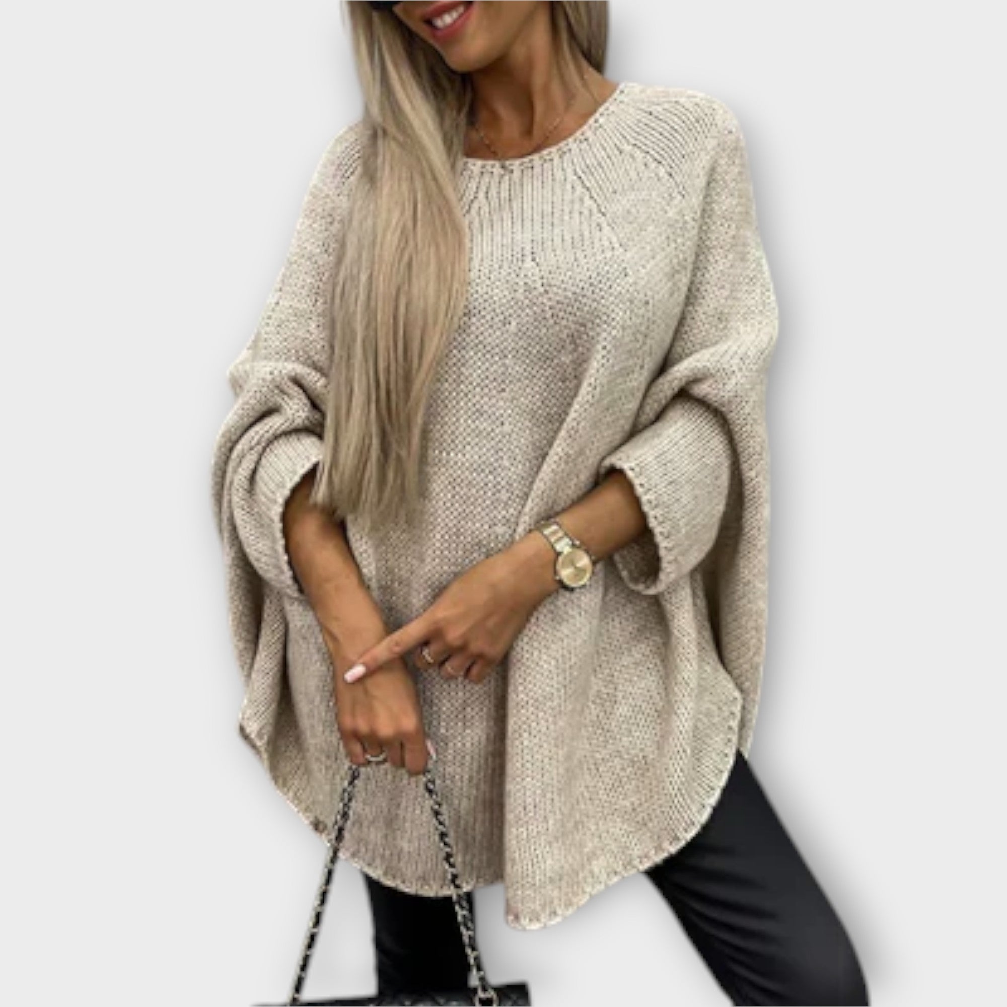 ISABELLE | LONG-SLEEVE ROUND-NECK JUMPER
