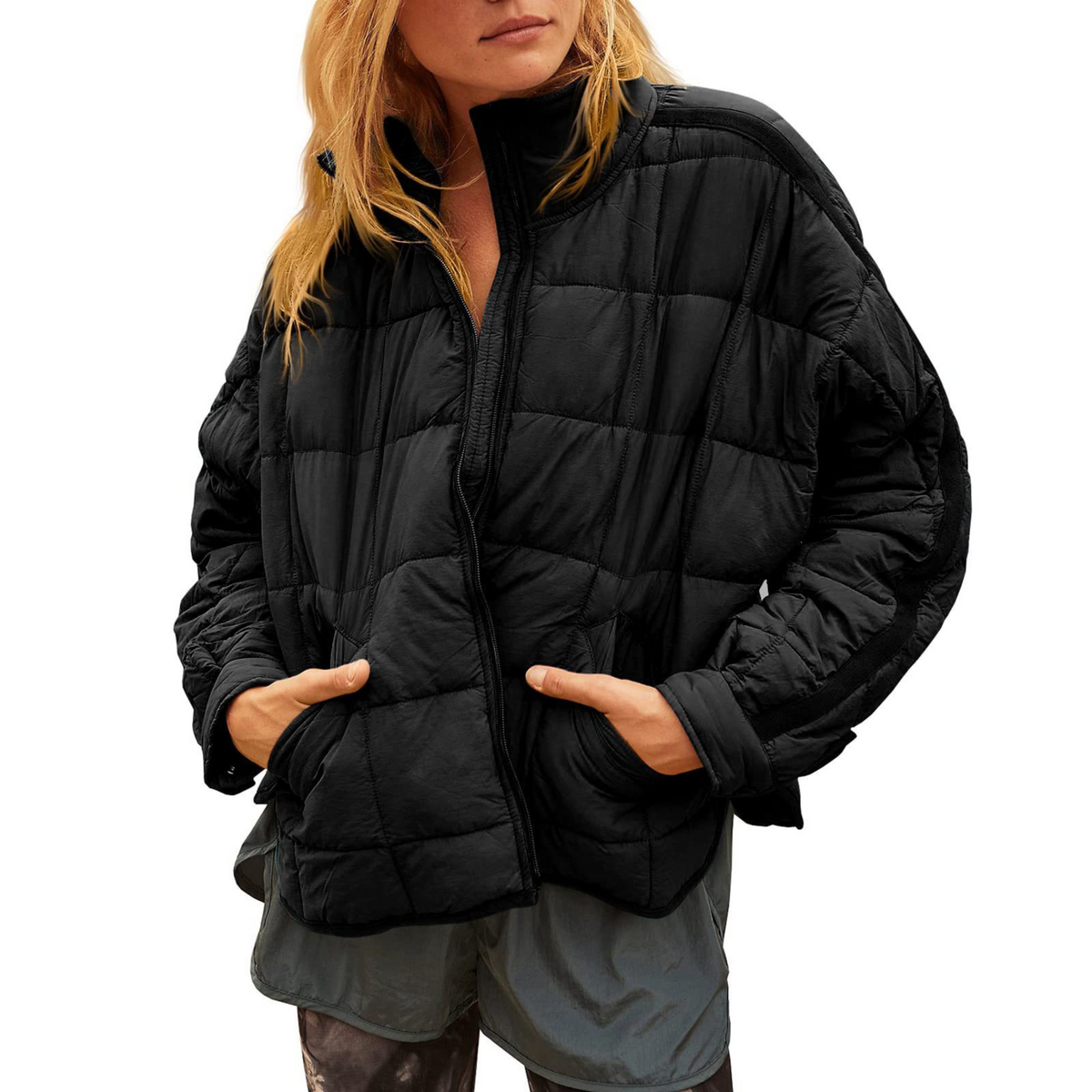 Dayanara | Drawstring Quilted Jacket