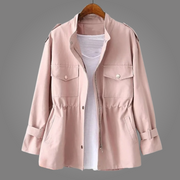 Jordana | Point-Collar Utility Jacket