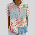 FLORAL COLLARED TOP