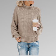 Elease | Ribbed High-Neck Jumper