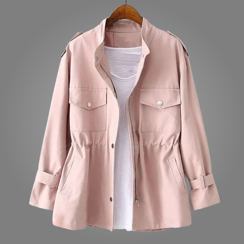 Jordana | Point-Collar Utility Jacket