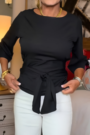 Marcene | Tie-Waist Blouse