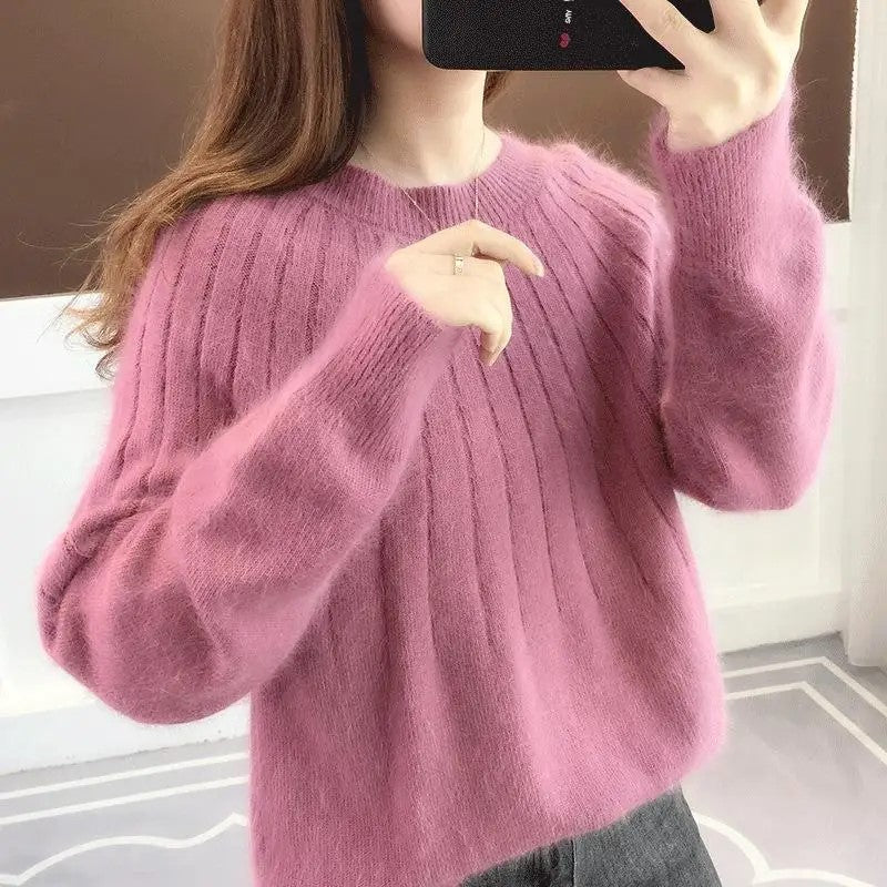 Keonna | Textured Crew-Neck Jumper