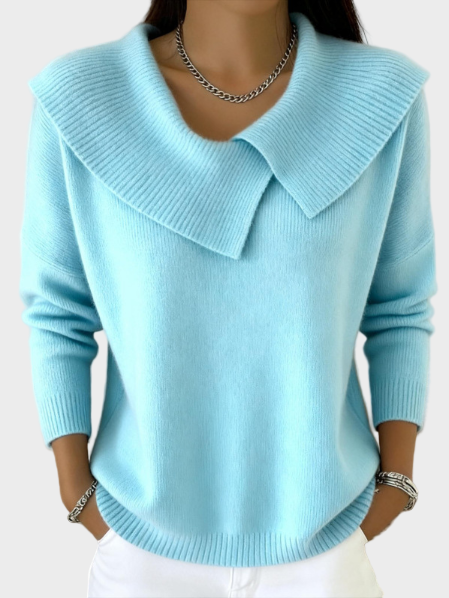 Lucia | Warm Jumper With Soft Collar
