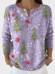 Iris | Christmas Jumper With Buttons