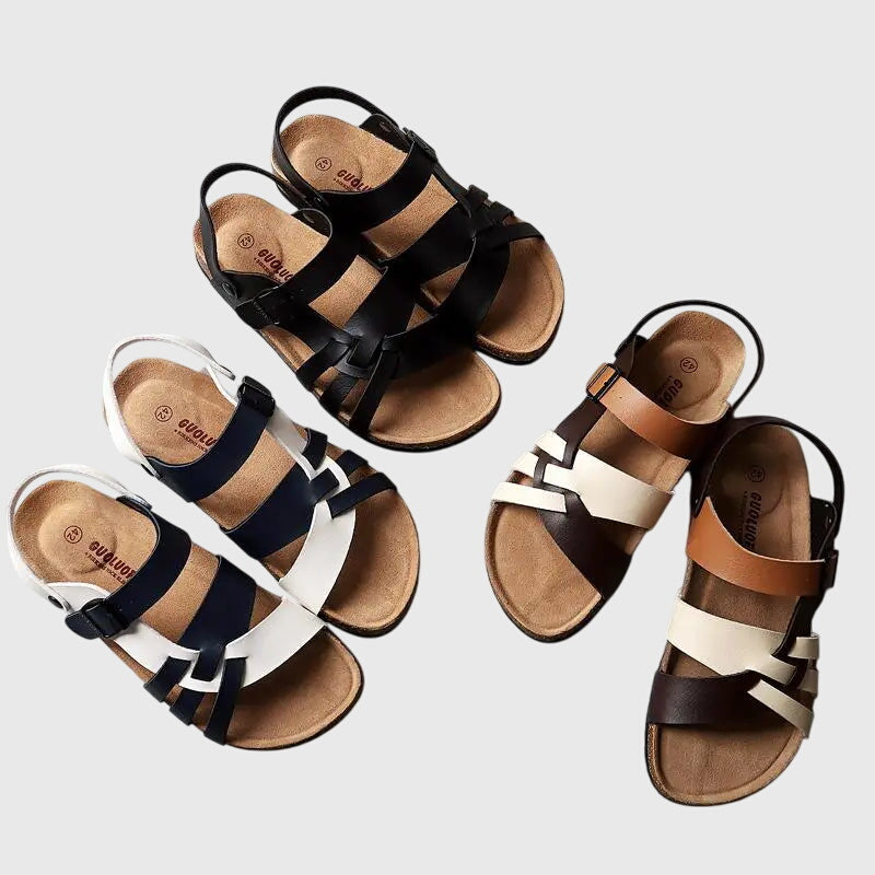 CAMILLE | BUCKLE WIDE-FIT SANDALS