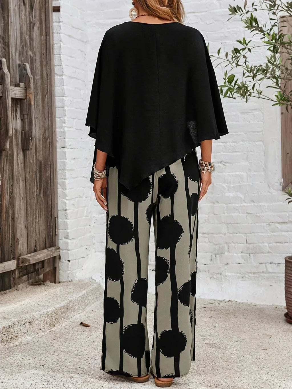 SABRIA | PRINTED HIGH-WAISTED CO-ORD SET