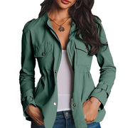 Gertie | Collared Pocket Zip Jacket