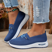 Jacquetta – Orthopaedic Knit Slip-On Trainers