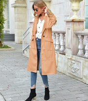 Nettie | Long Double-Breasted Coat