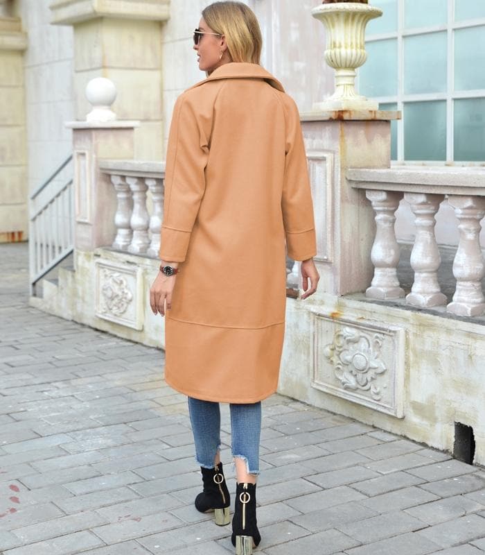 Nettie | Long Double-Breasted Coat