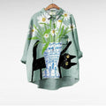ALICE | PRINTED LONG-SLEEVE BLOUSE