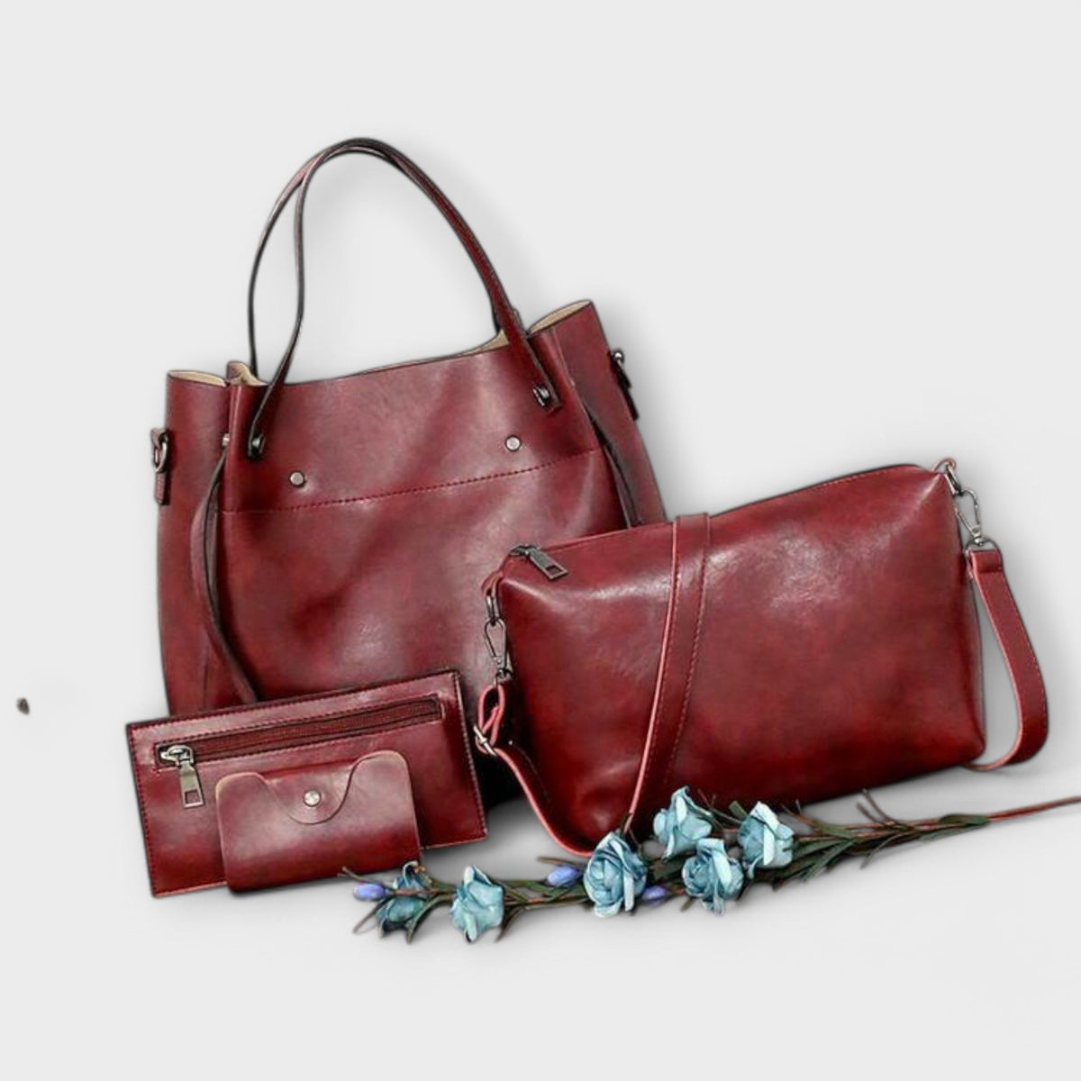 Azura | 4-Piece Vintage Tassel Bag Set