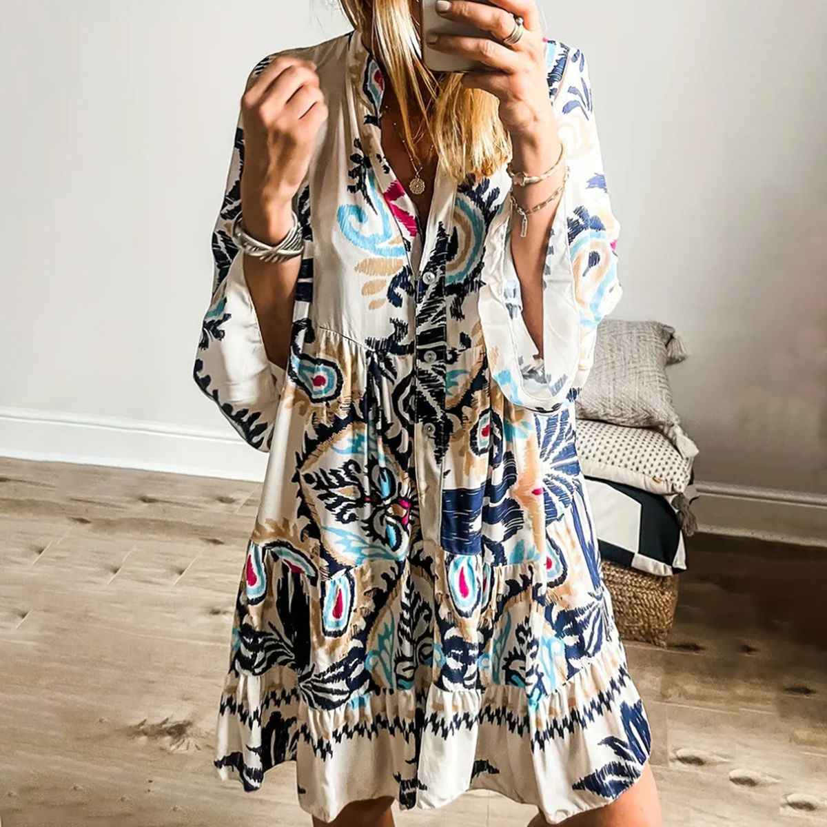 VERONIQUE | PRINTED DRESS