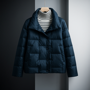 Mimi | Square-Quilted Button Jacket
