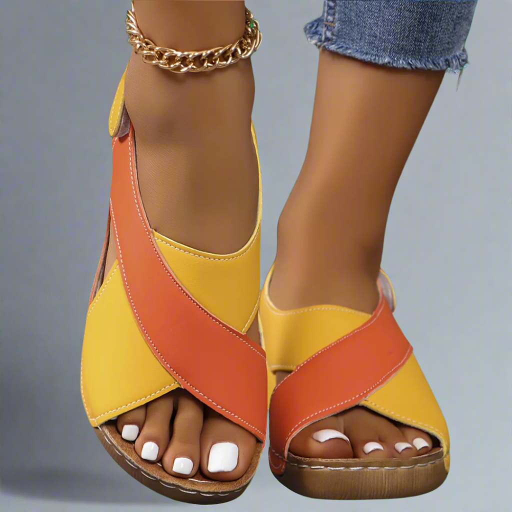 KENDRA | WIDE-FIT CUSHIONED SANDALS