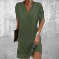 MINETTA | V-NECK DRESS