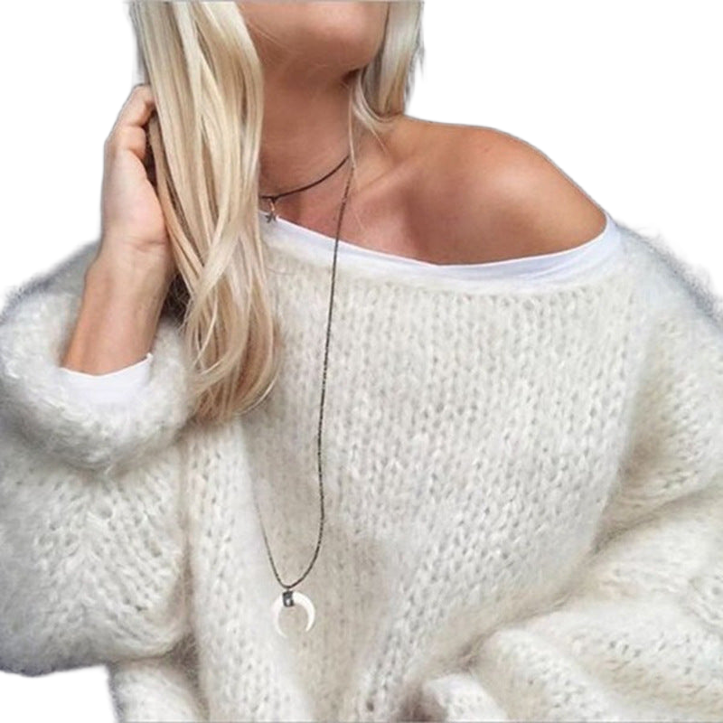 Sandee | Wide-Neck Textured Jumper