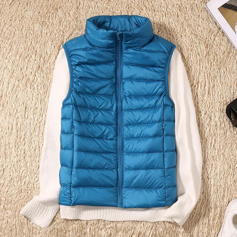 Anamaria | Stand-Collar Quilted Gilet