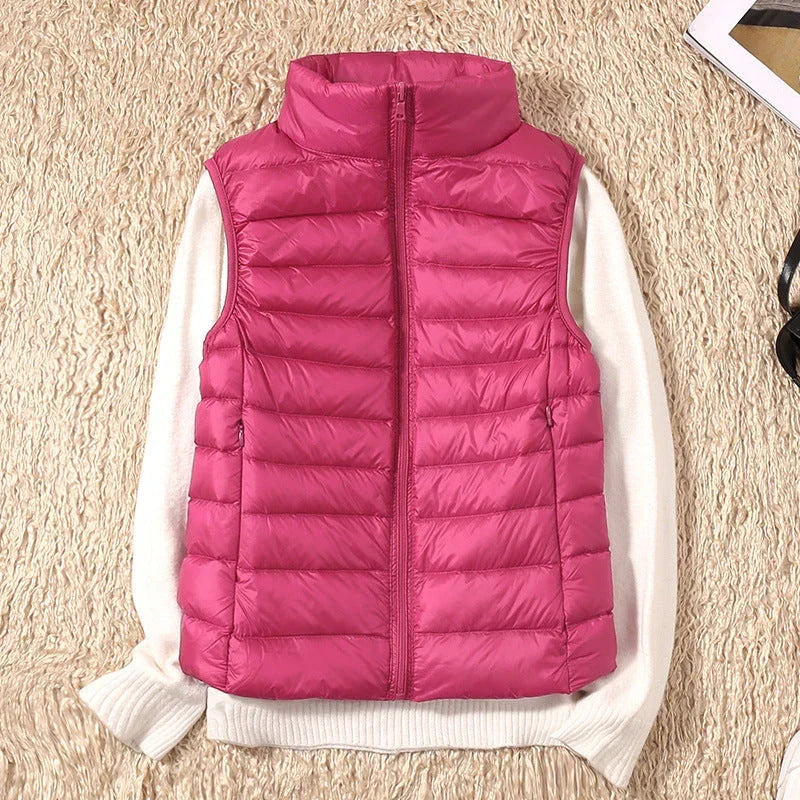 Anamaria | Stand-Collar Quilted Gilet