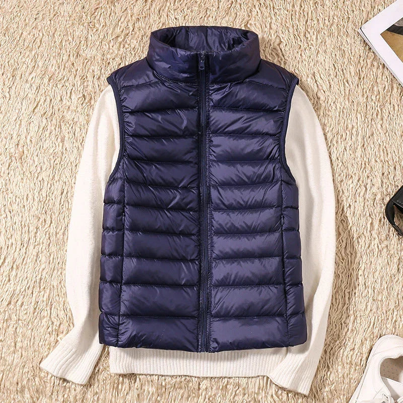 Anamaria | Stand-Collar Quilted Gilet